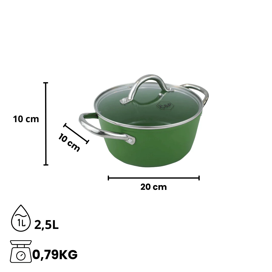 Go Green Kookpan met deksel 20 cm - Image 3
