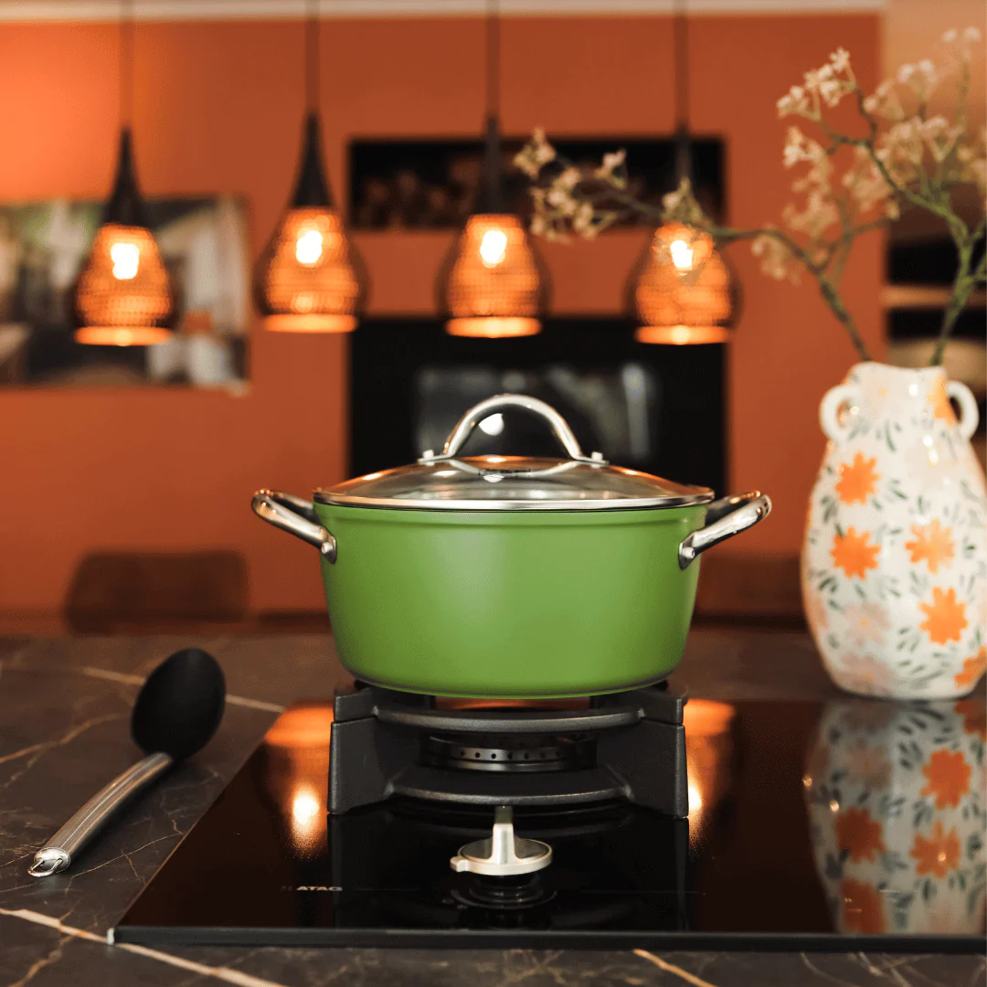 Go Green Kookpan met deksel 20 cm - Image 4