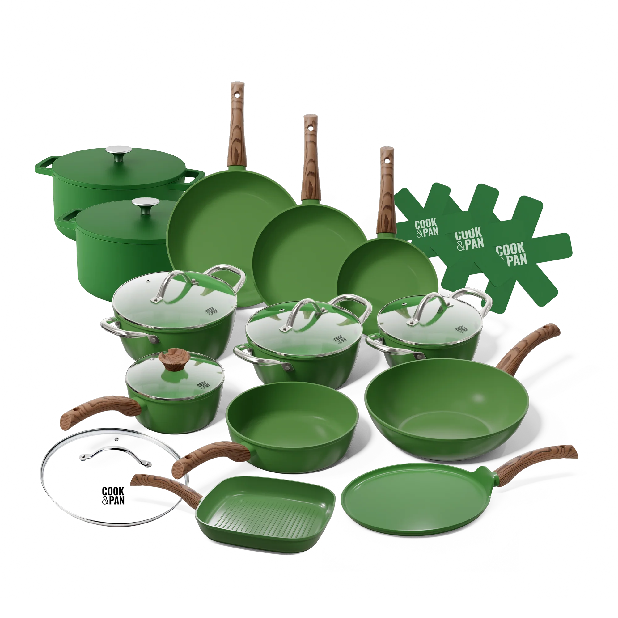 Go Green Pannenset 15-delig