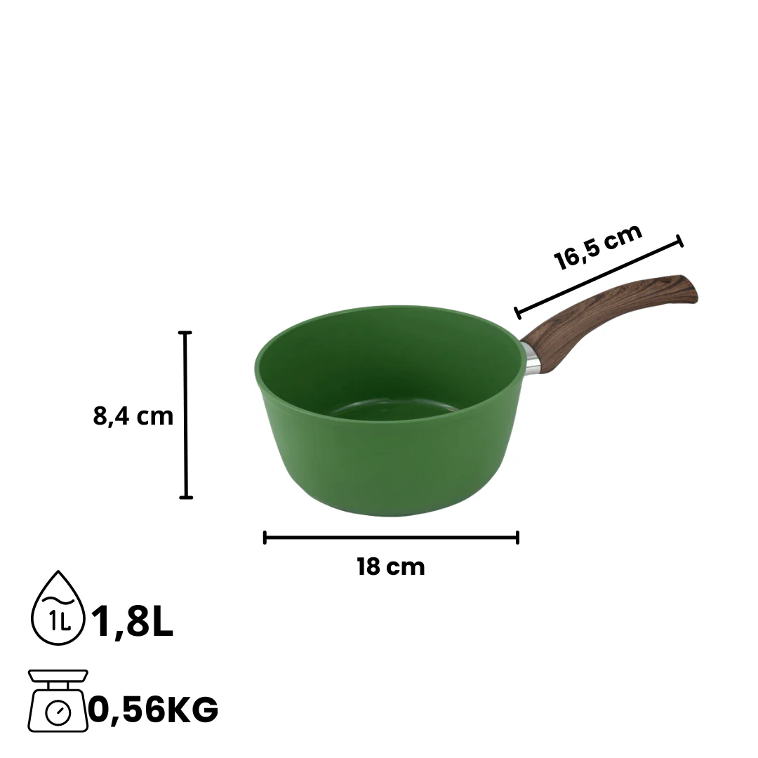 Go Green Steelpan met deksel 18 cm - Image 4