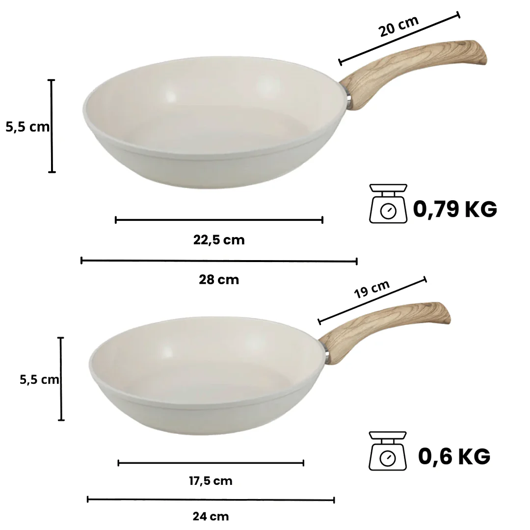 Go Ivory Koekenpannenset 2-delig - Image 8
