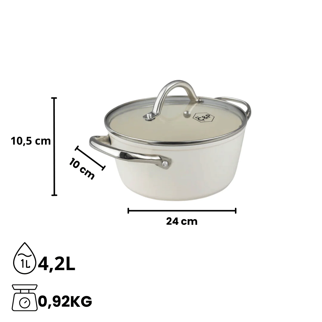 Go Ivory Kookpan met deksel 24 cm - Image 5