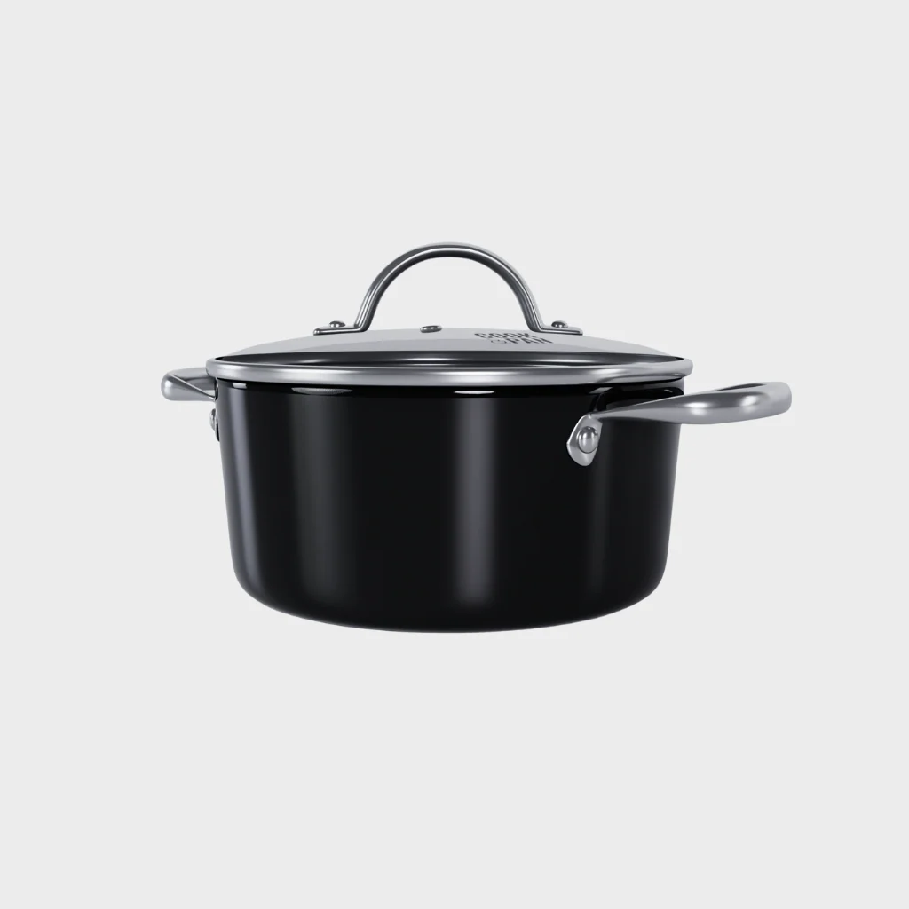 Signature Honey Kookpan met deksel 22 cm - RVS - Image 3